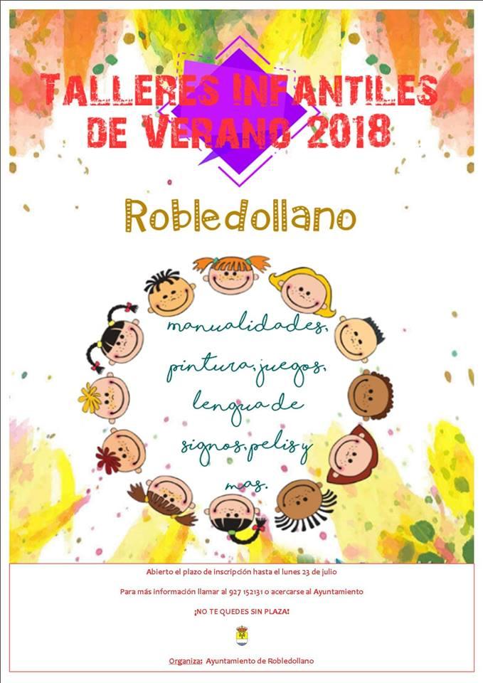 Imagen 12/07/2018 Talleres infantiles de verano 2018