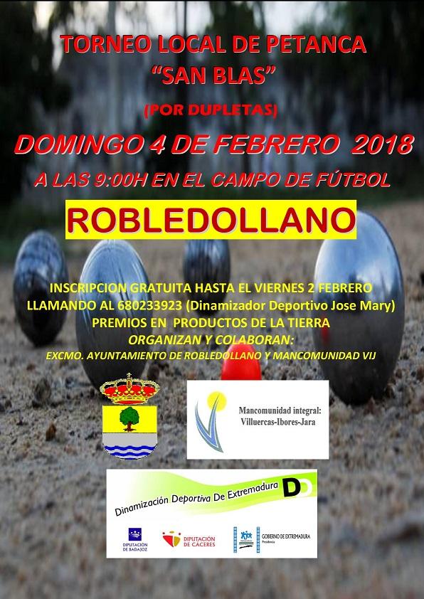 Imagen Torneo de Petanca 'San Blas' 2018.